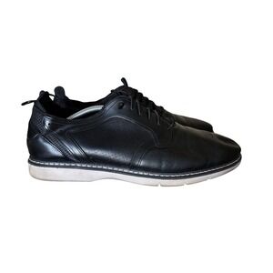 Stacy Adams Mens Black Leather Perforated Oxford Dress Shoes 13M Heritage Office